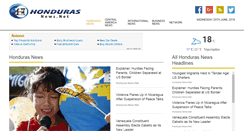 Desktop Screenshot of hondurasnews.net